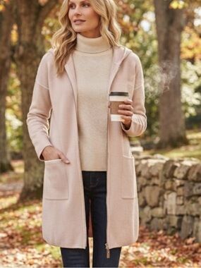 New Hooded Coat  Jacket from Tahari size M